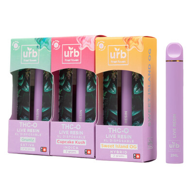 Urb THCO XL Live Resin Disposable Vapes 2 Gram