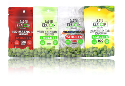 Earth Kratom Organic Tablet 100 Counts