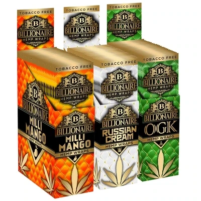 Billionaire Hemp Wraps | 2 Wraps