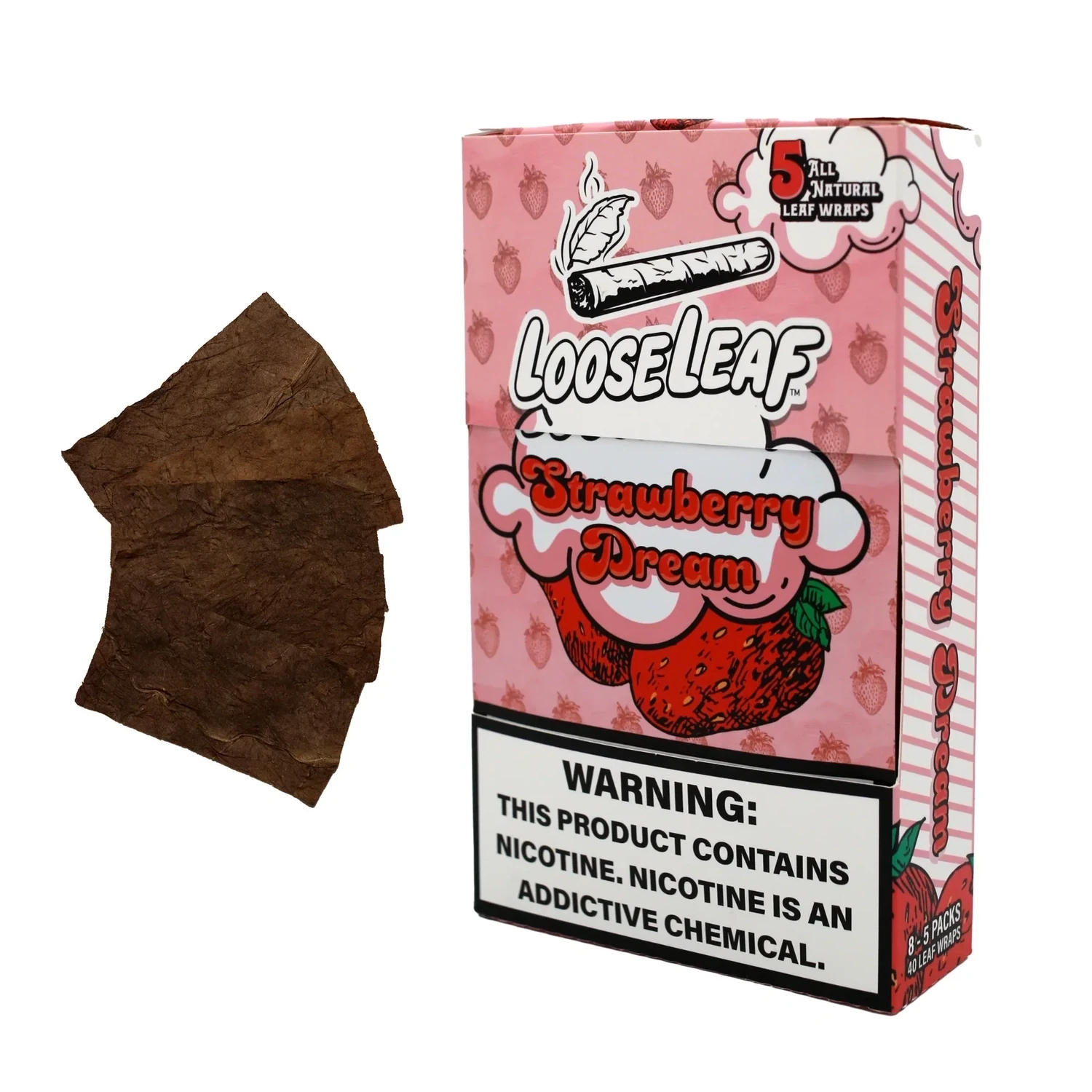 Loose Leaf | Natural Leaf Wraps | 5 Counts