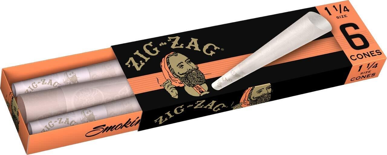 Zig Zag 1 1/4 Cones (6pk)