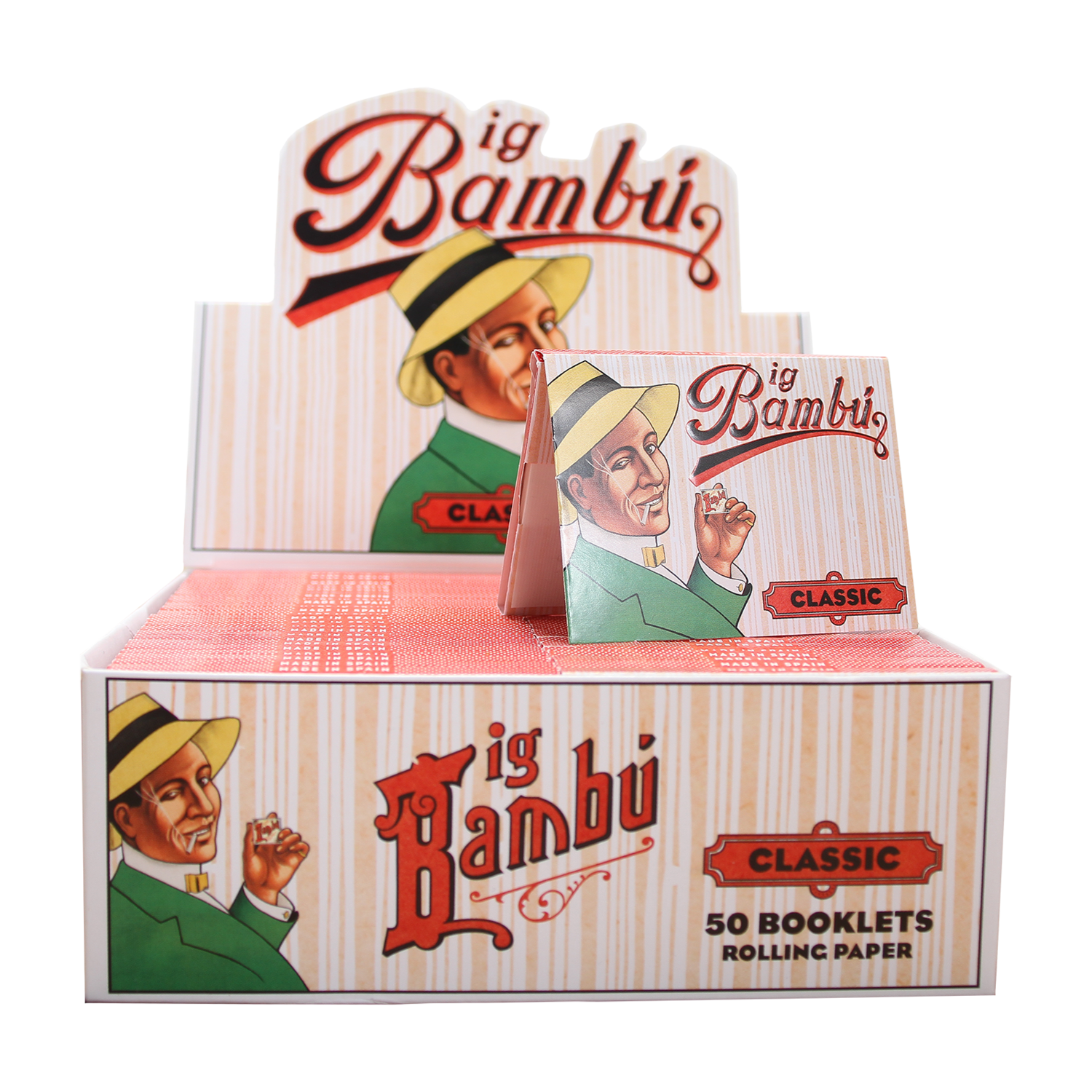 Big Bambu Classic Rolling Paper (1 1/4) 50ct