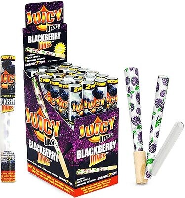 Juicy Jay Blackberry Jones (2 Cones w/ Tip)