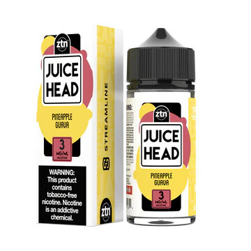 Juice Head | Freebase | 100ml , Flavors: Pineapple Guava, Strength: 0 mg