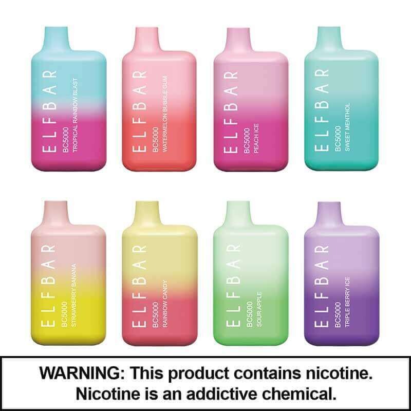 Elfbar | BC5000 | 5% Nicotine, Flavor: Black Ice