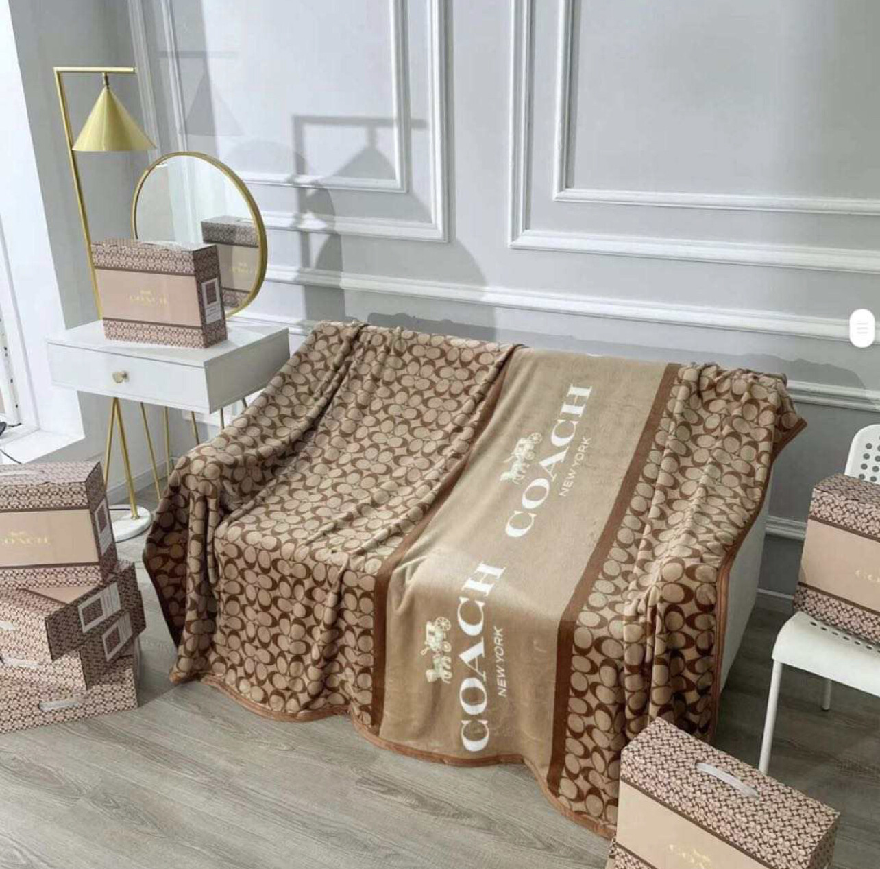 Coach Blanket - Brown