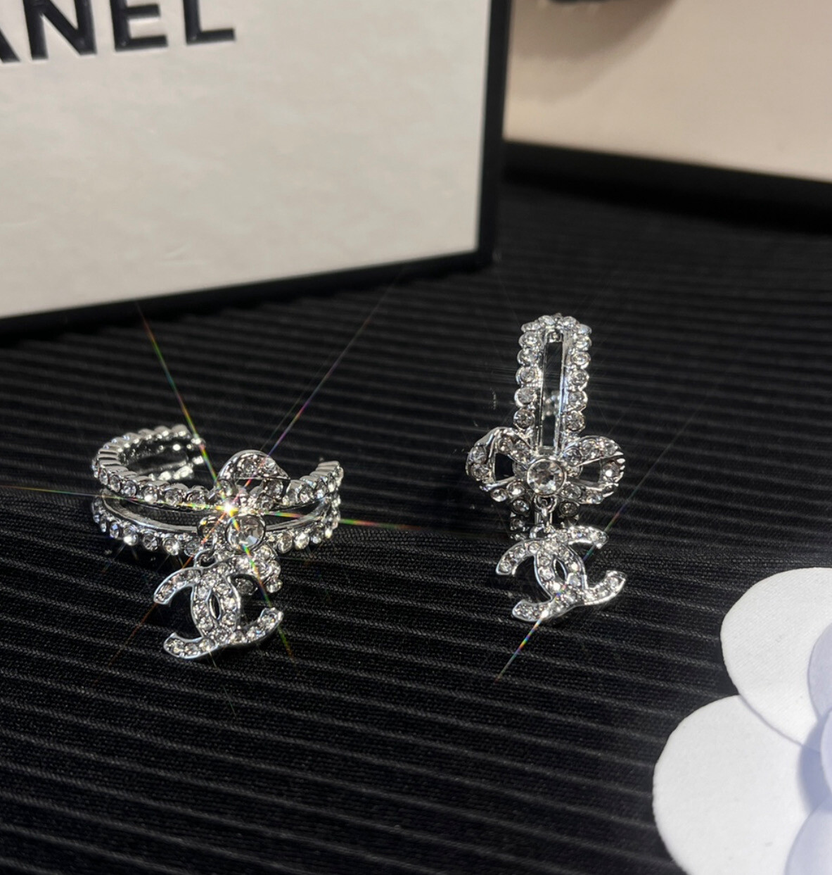 Chanel Bow Earrings