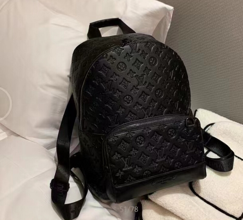 LV Black Book Bag