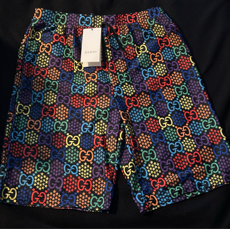 Multi Gucci Swim Trunks
