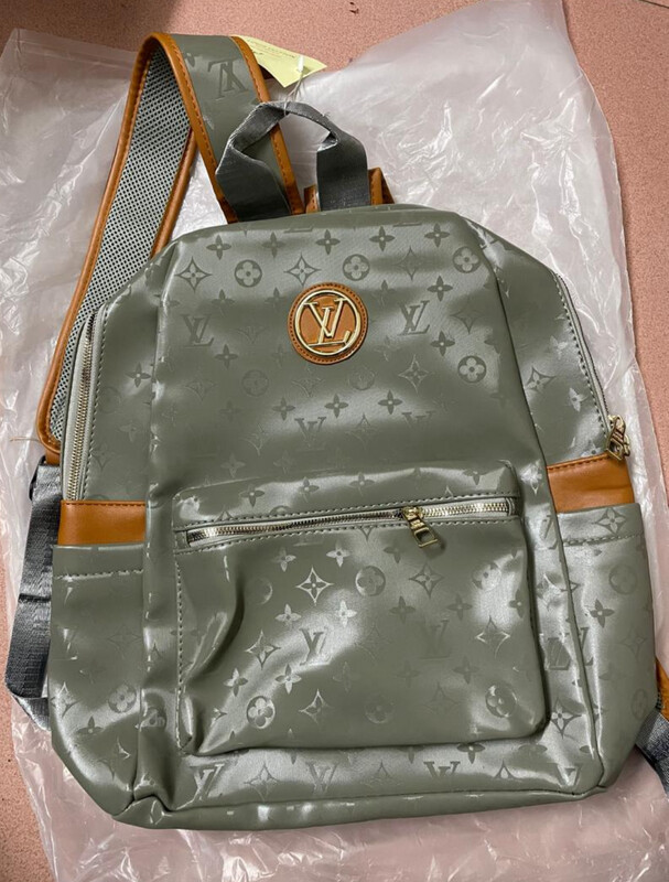 LV Grey Book Bag