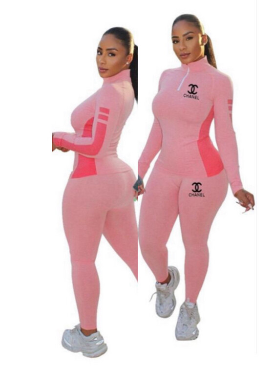 Chanel Track Suit Pink