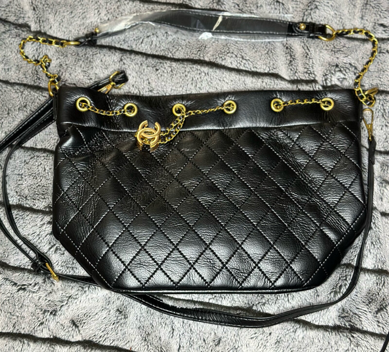 Black Chanel Pull Purse