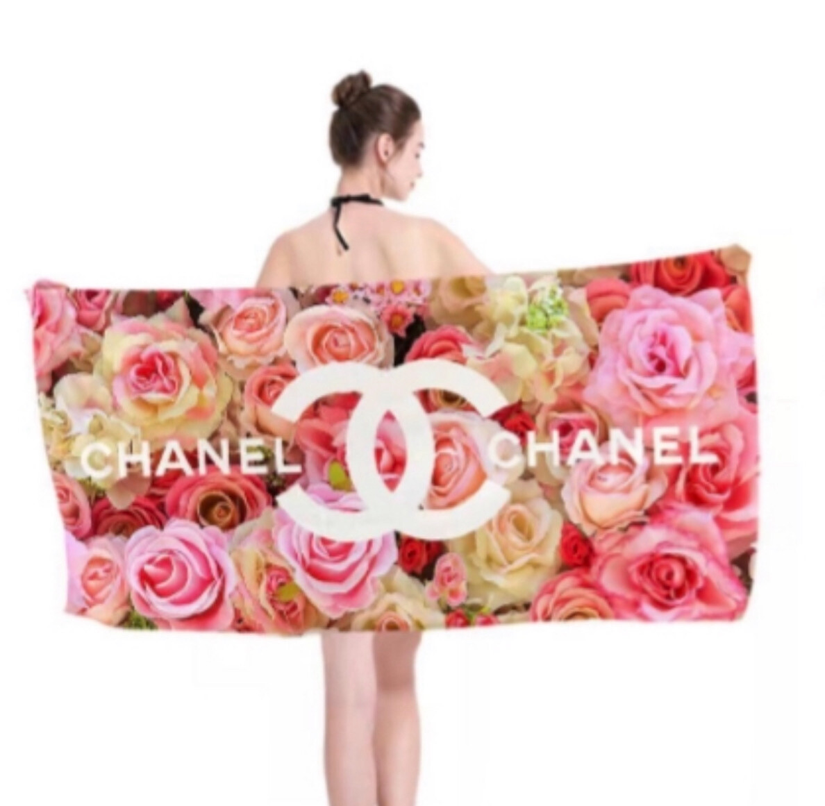 Chanel Pink Beach Towel