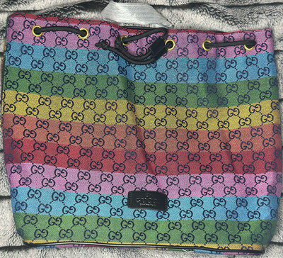 Gucci Multi Color Pull Book Bag