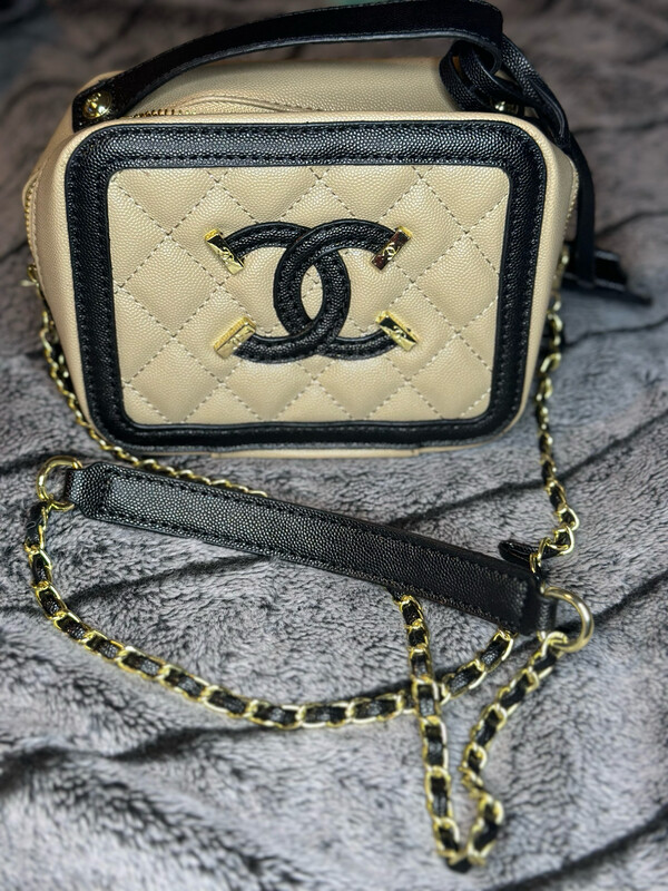 Chanel Brown/black Boxy