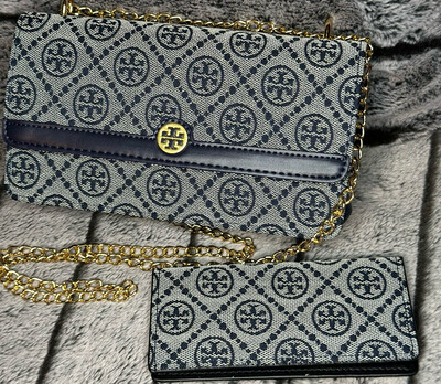 Tory Butch Blue Handbag