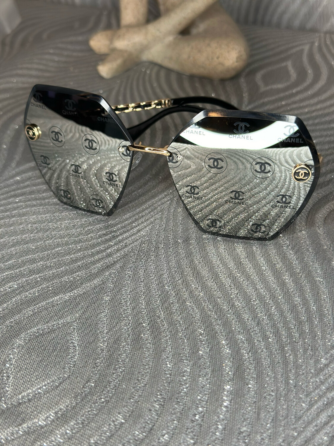 Chanel Mirror Graphic Sunglasses
