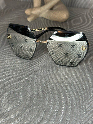 Chanel Mirror Graphic Sunglasses