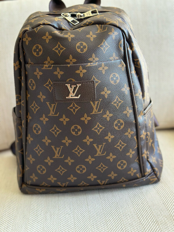 Brown LV Book Bag