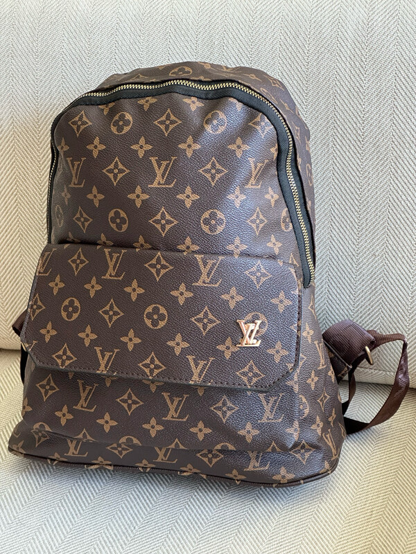 Brown LV Book Bag
