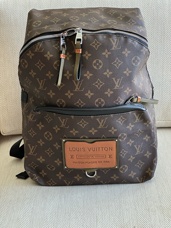 Brown LV Book Bag