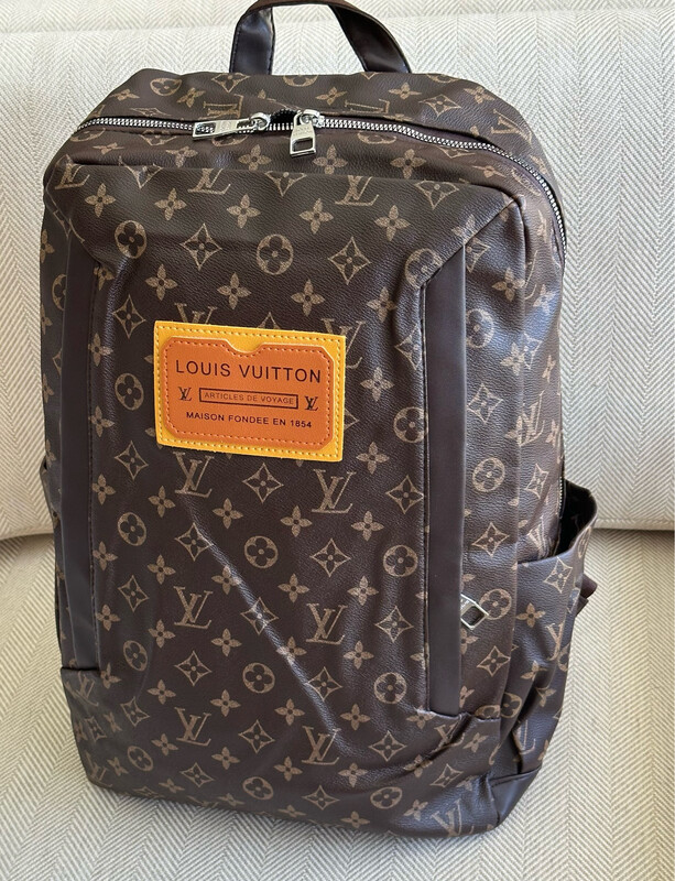 Brown LV Book Bag