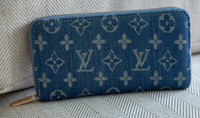 LV Denim Wallet