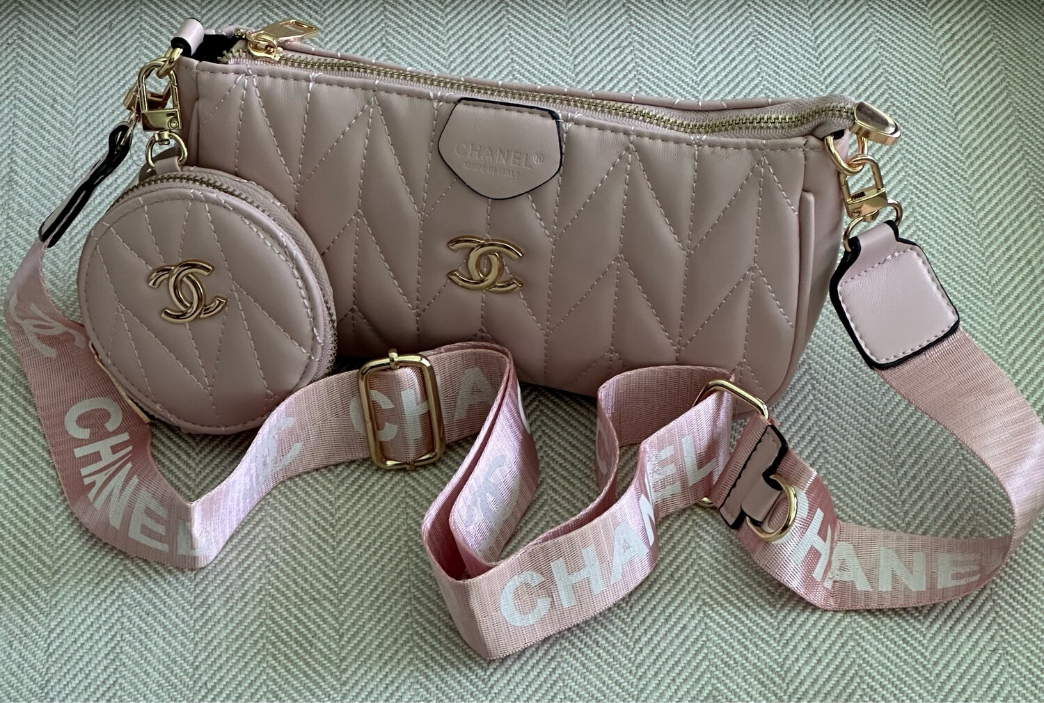 Chanel Pink Cross