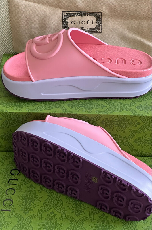 Gucci Pink/Purple Slides