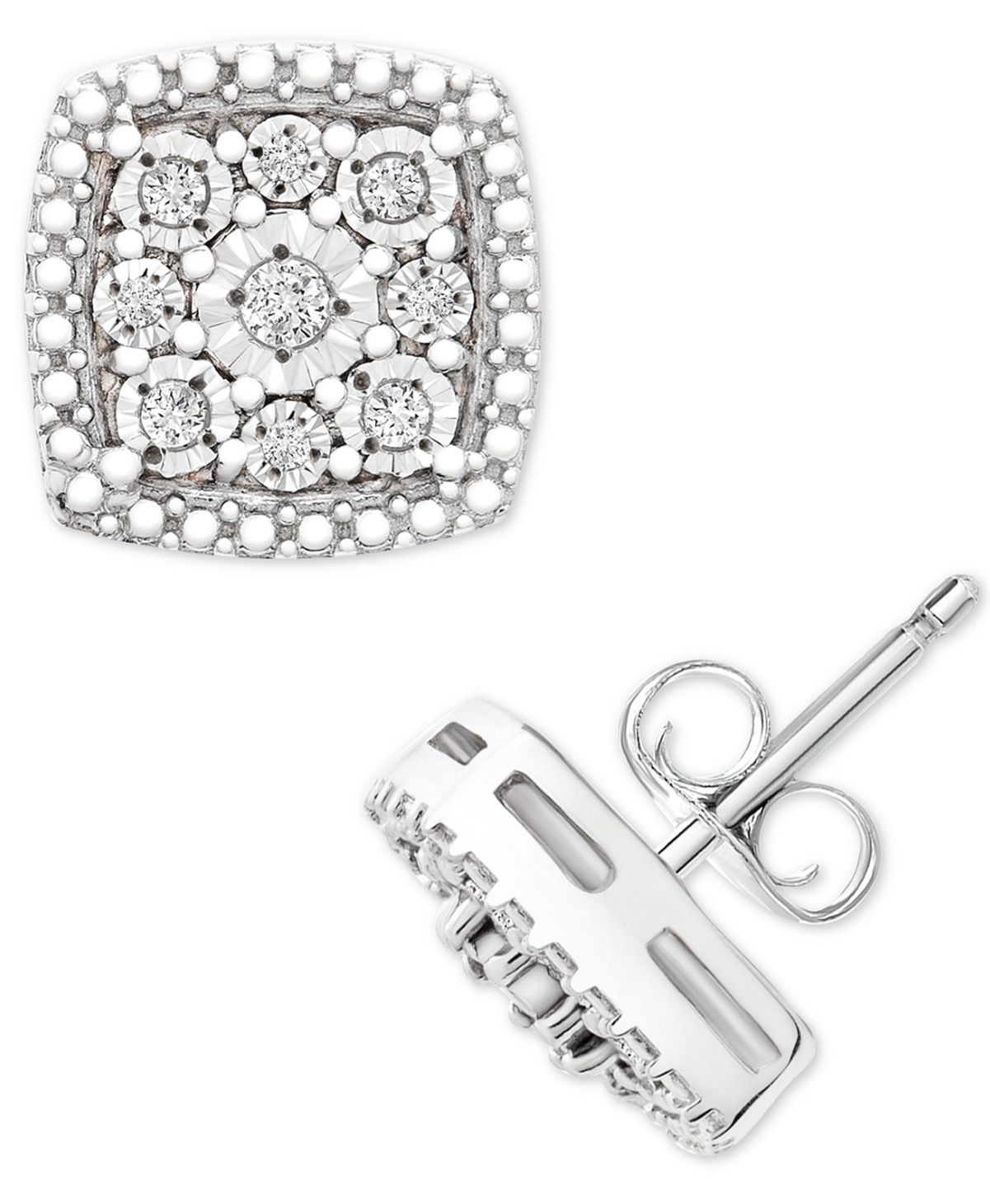 1/10 Ct Diamond Earrings