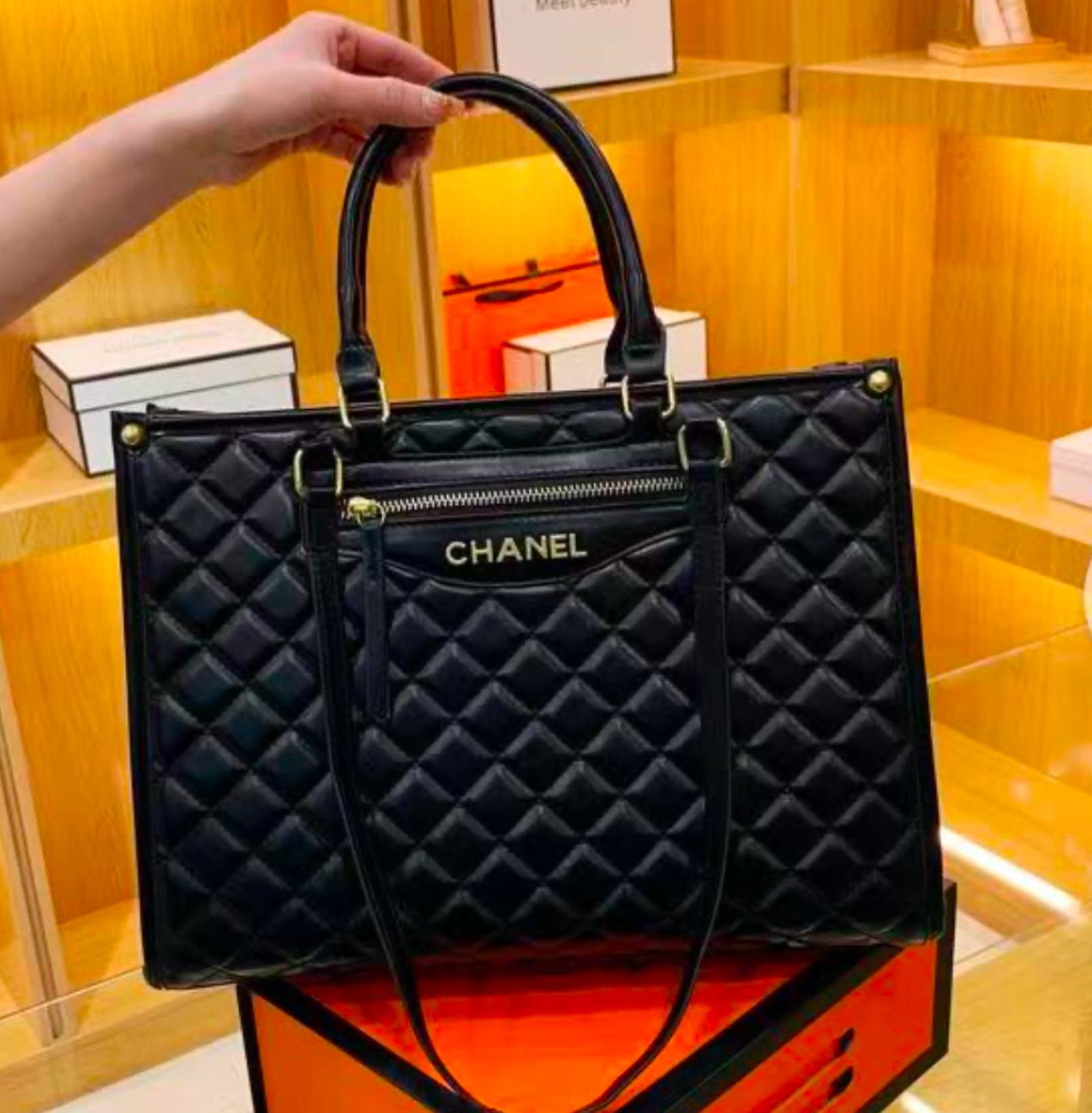 Chanel Black With Wallet