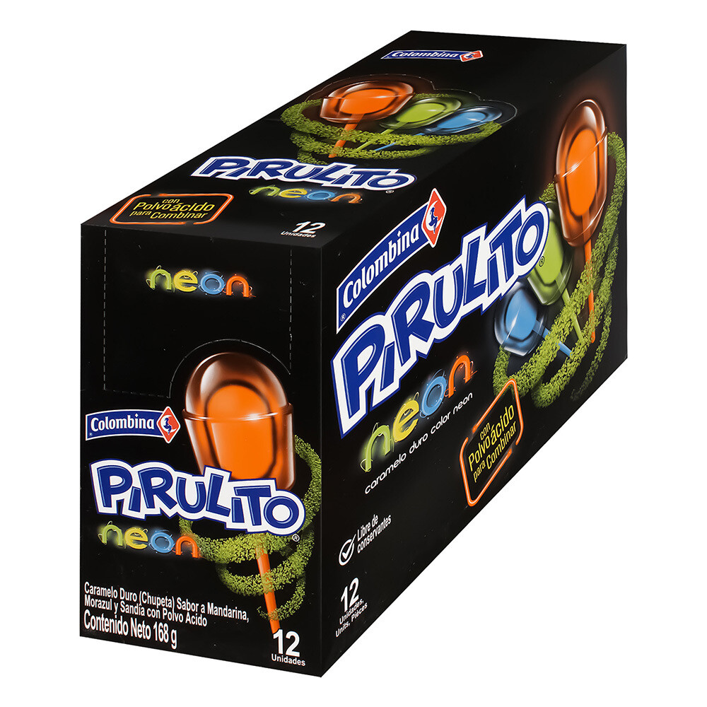 Pirulito Neón x12und