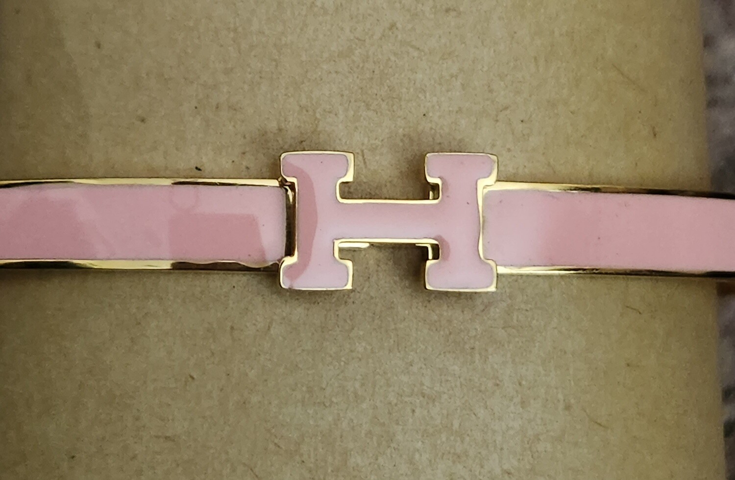 Hermes Pink Bangle/Bracelet