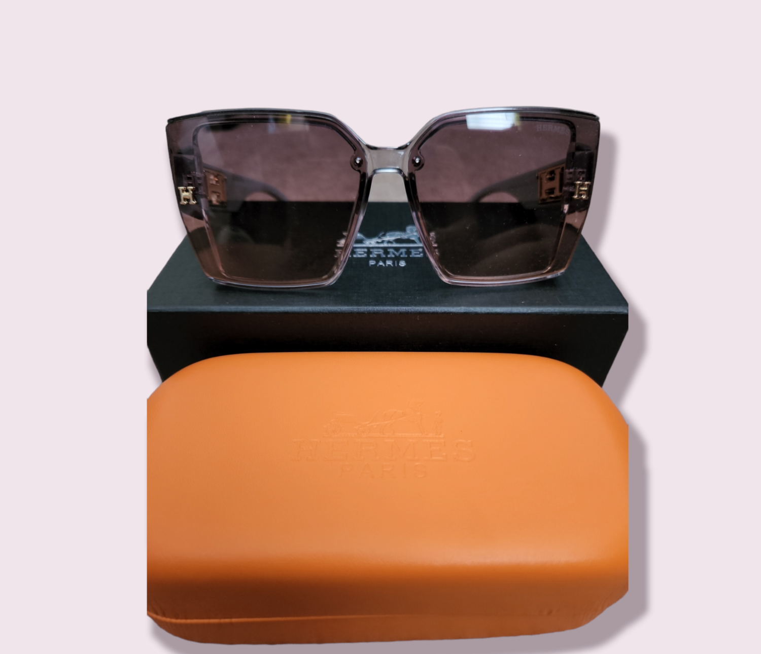 Hermes Gray Sunglasses