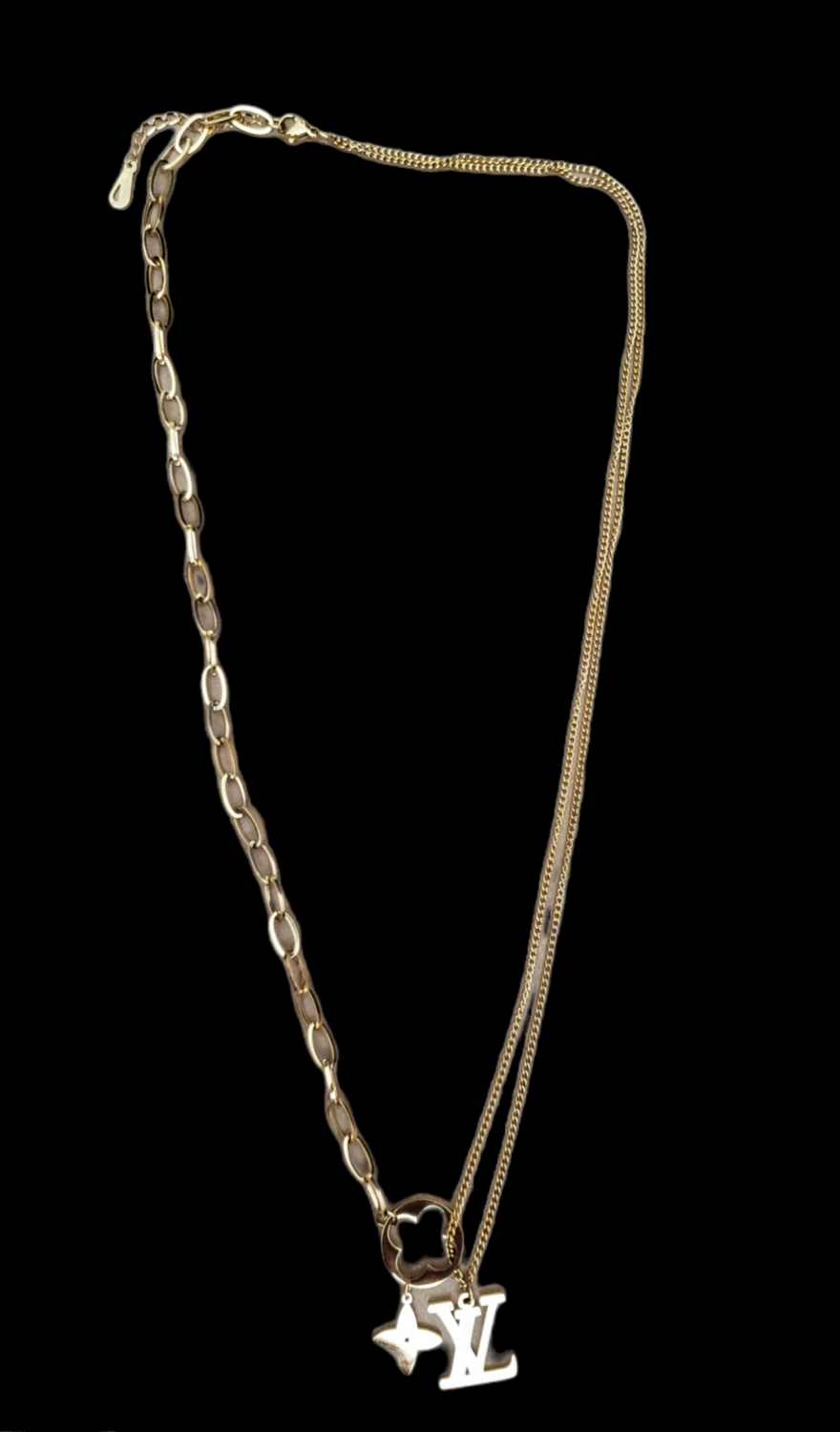 LV Steel Necklace