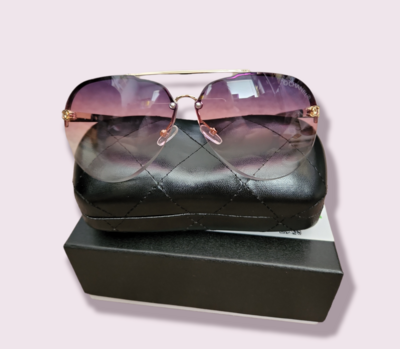 Chanel Pink Tint Sunglasses