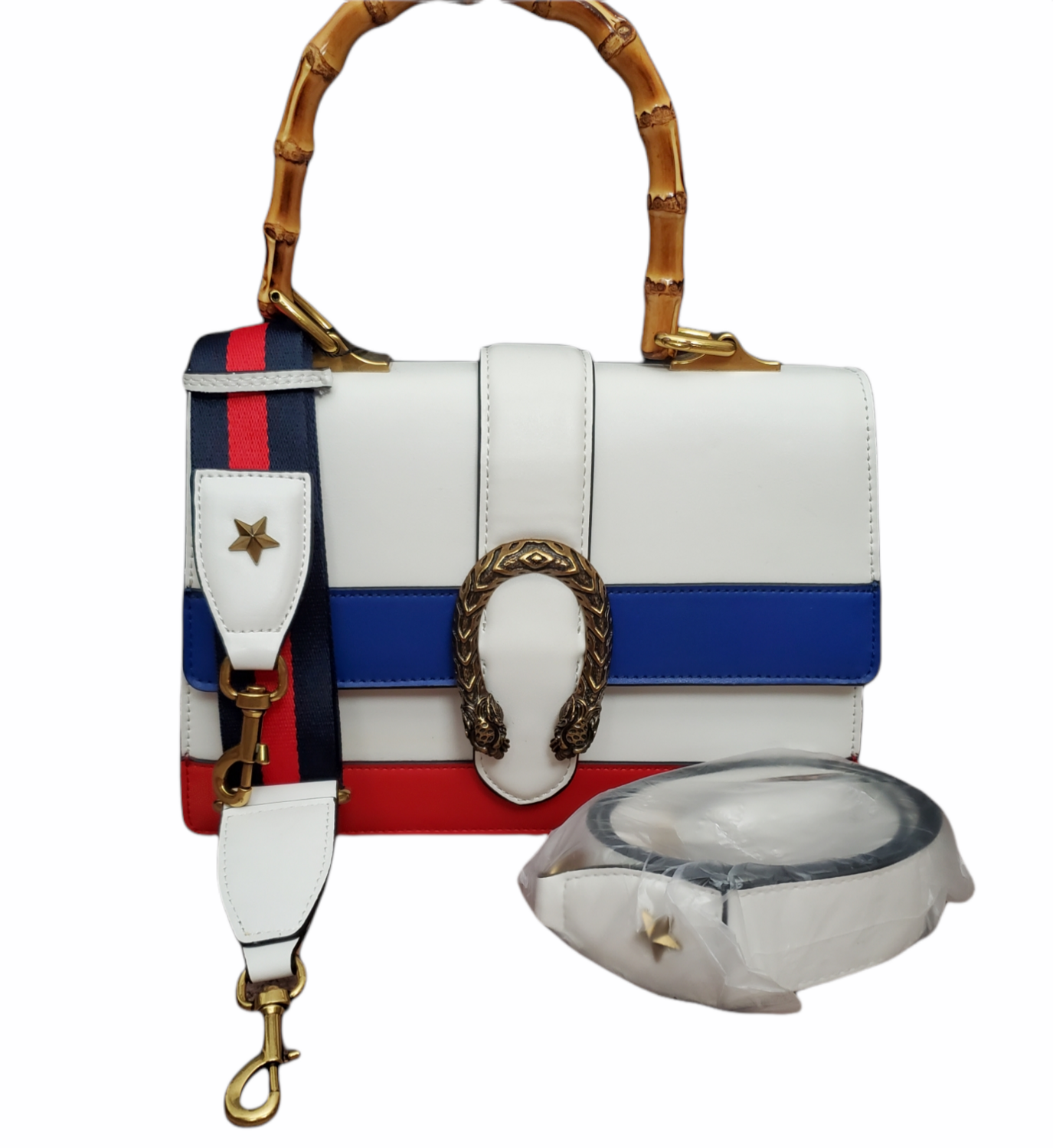 Gucci Red, White and Blue Bag