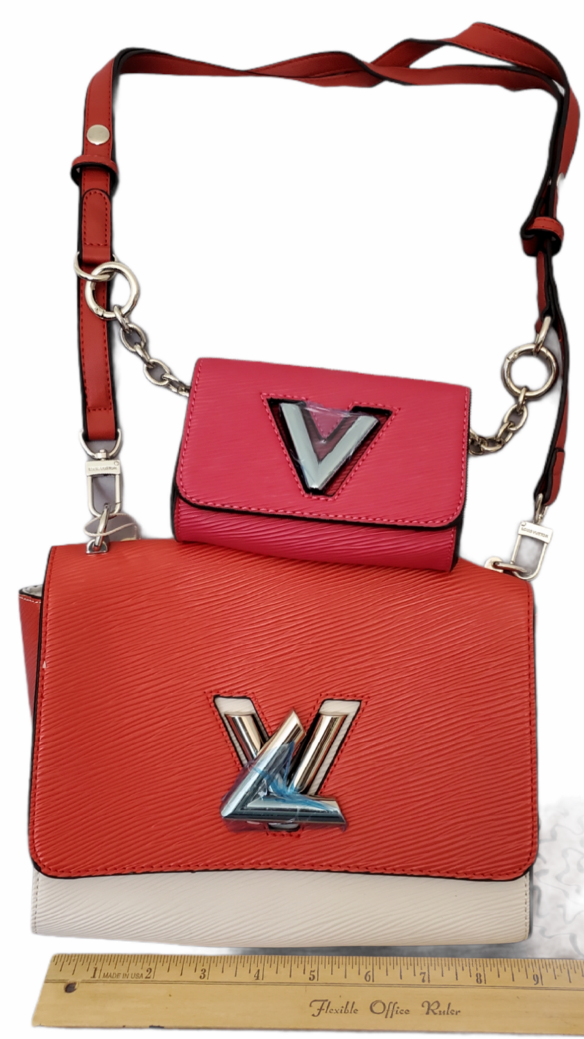 LV Double Red Bag