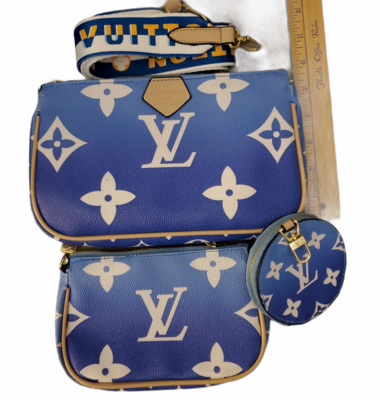 LV Blue 3 Small Crossbody Bags
