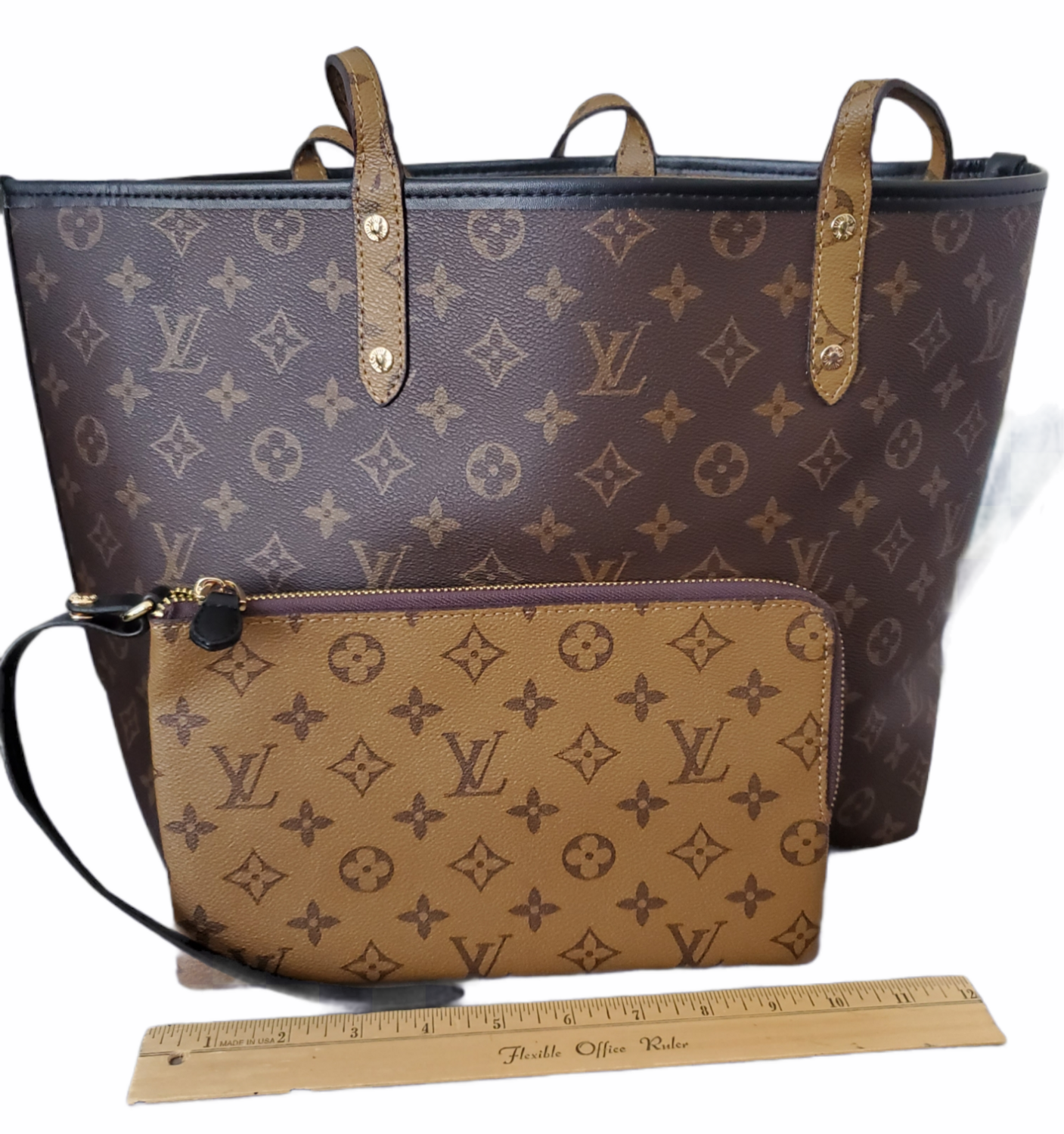LV NF Large Reverse Tote