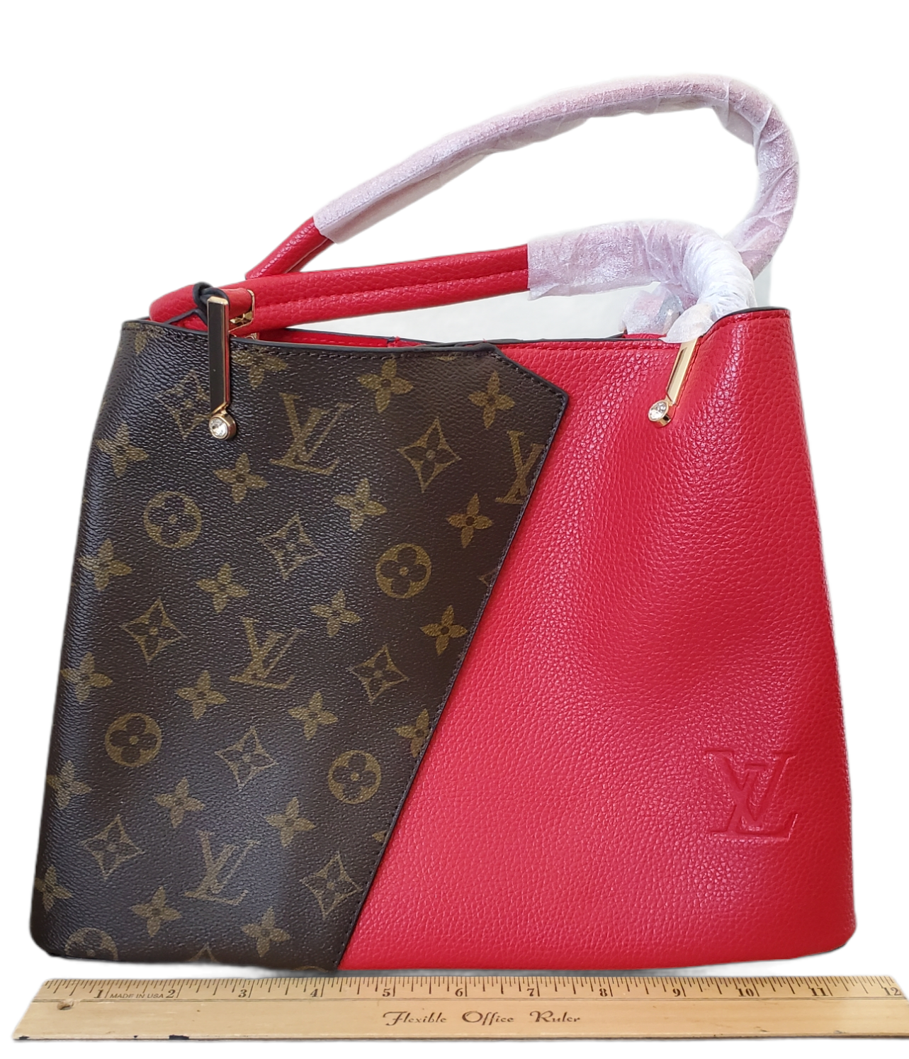 LV Brown/Red Medium Bag