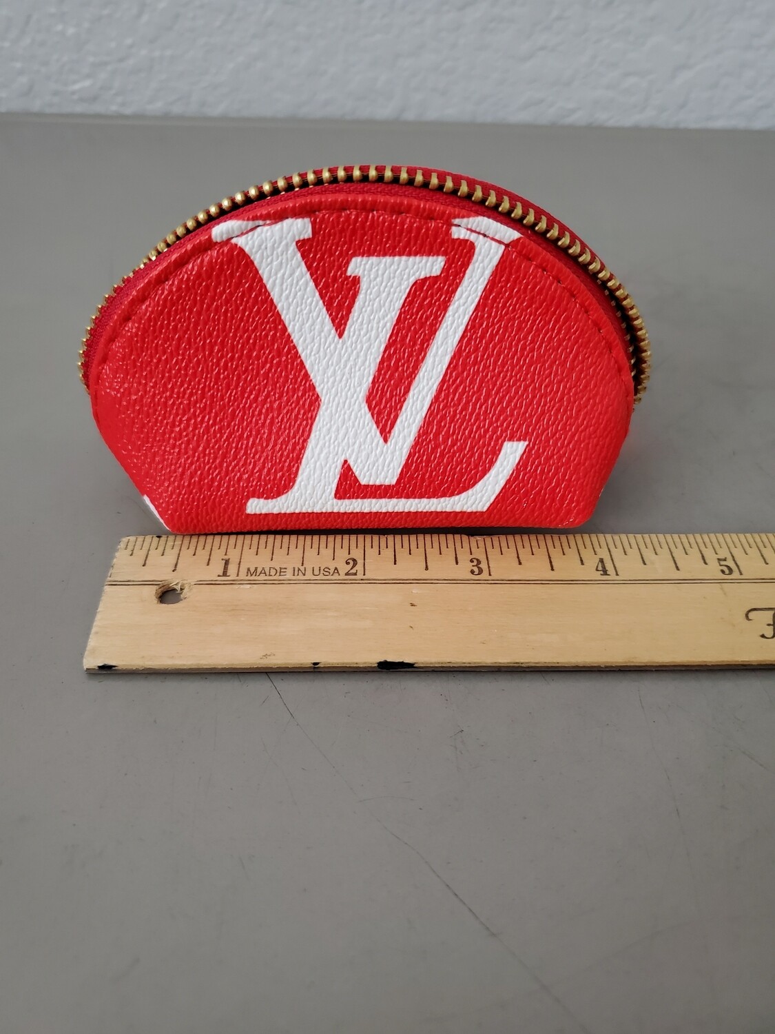LV Mini  Red Accessory Bag.
