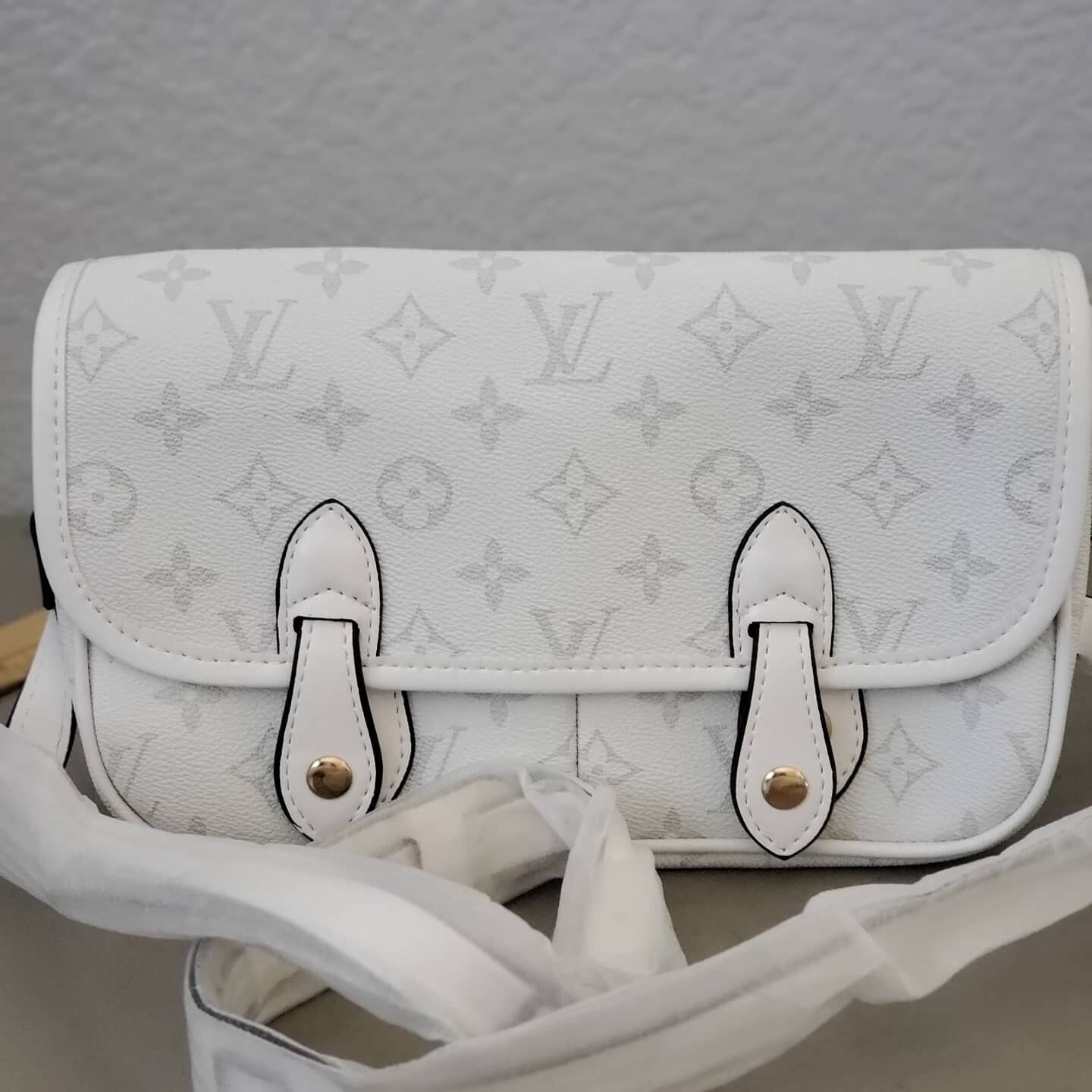 LV White Bag