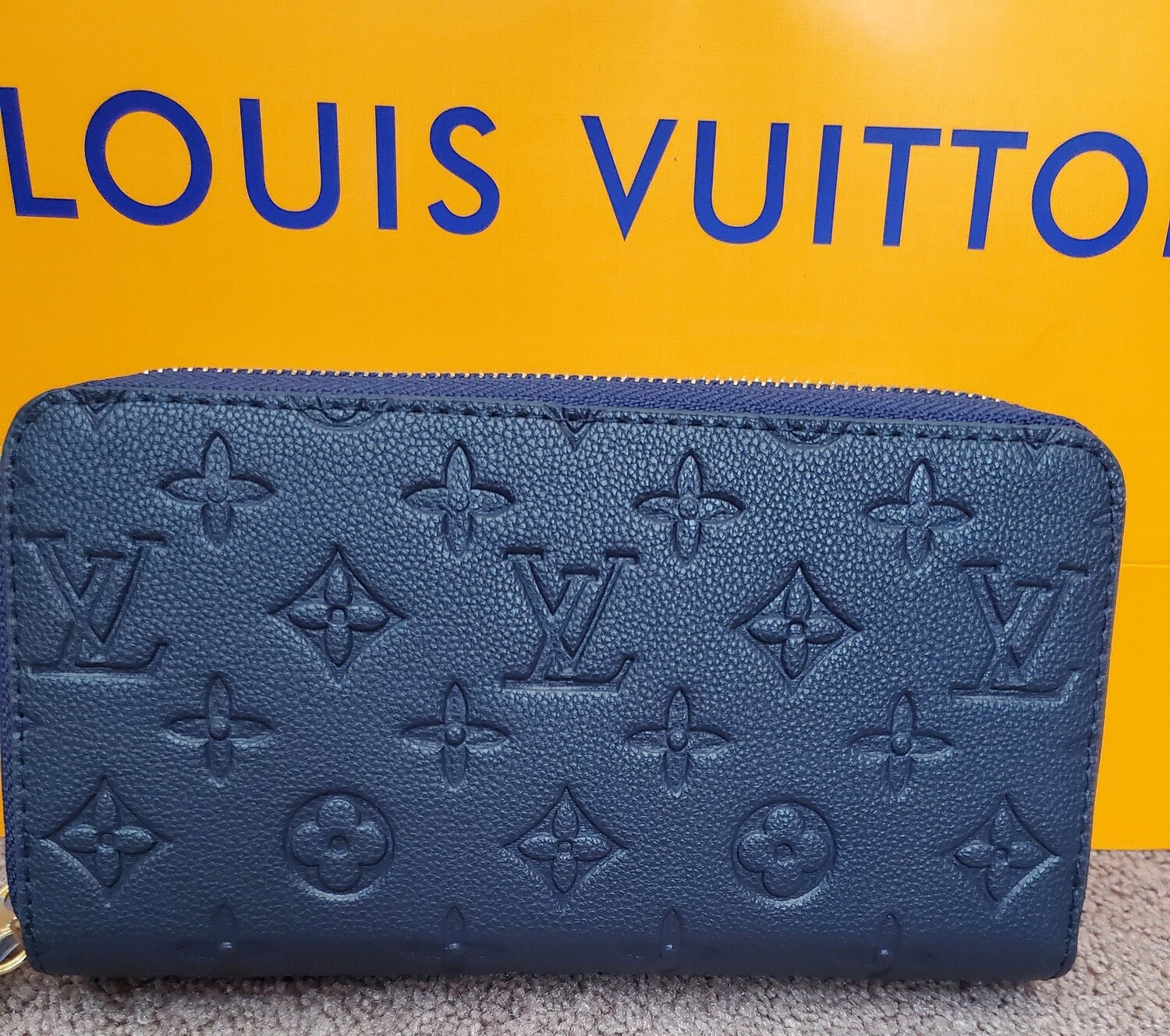 LV Blue Wallet