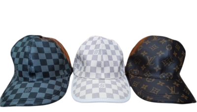 LV Leather Baseball Hats