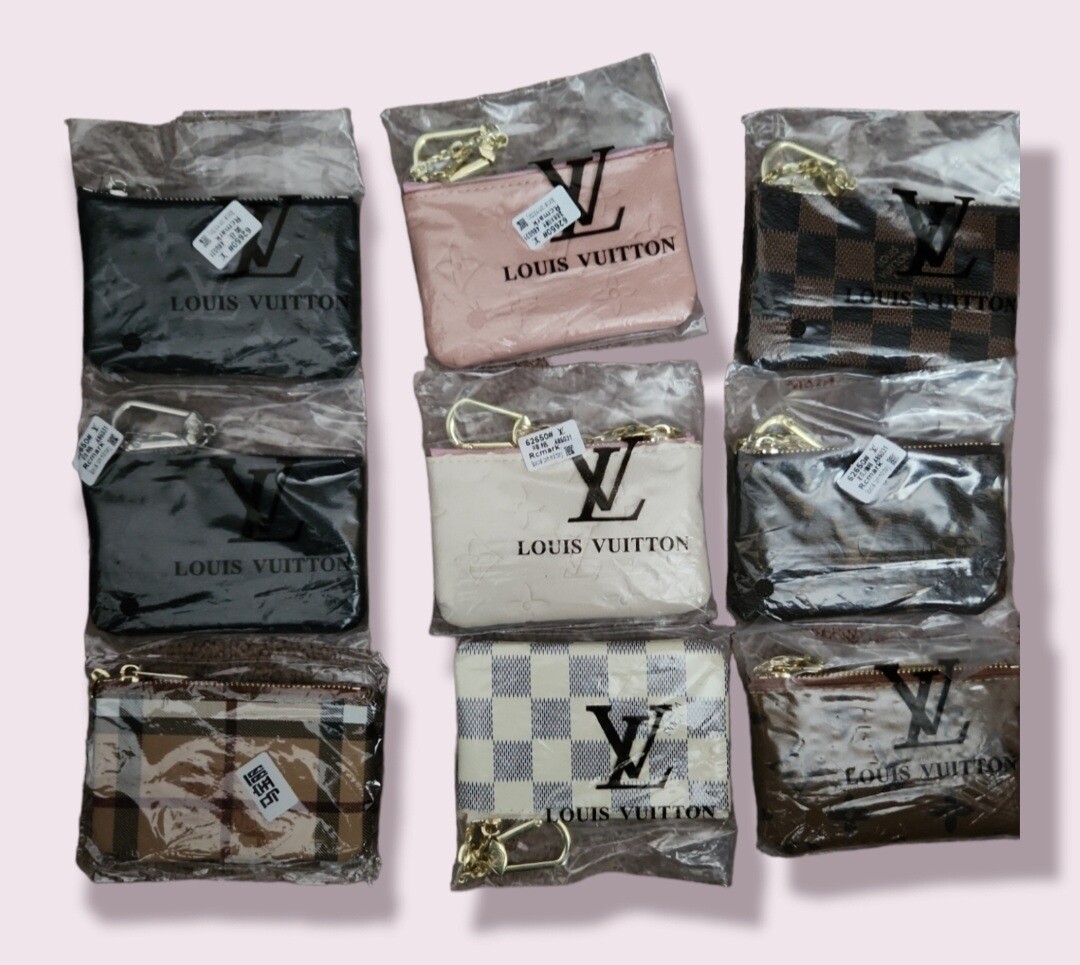 LV/Burberry Mini Coin Wallet