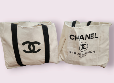 Chanel Canvas Reversable Totes