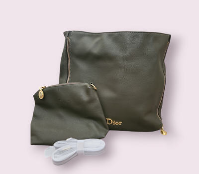 Dior Hunter Green Bucket Bag