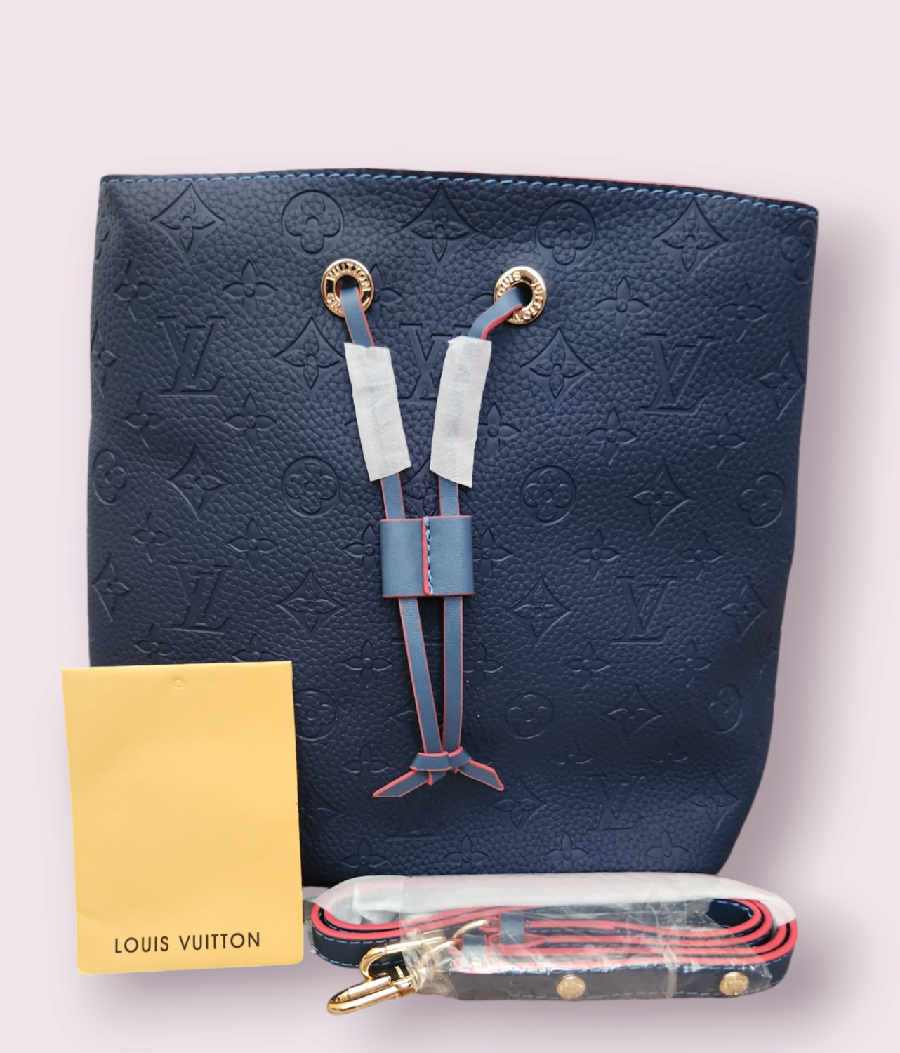 LV Bucket Bag Blue