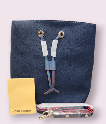 LV Bucket Bag Blue